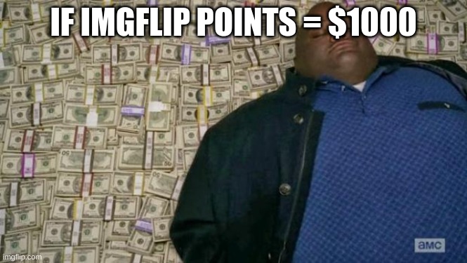 huell money | IF IMGFLIP POINTS = $1000 | image tagged in huell money | made w/ Imgflip meme maker