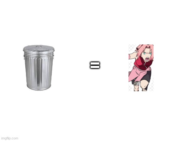 a | = | image tagged in trash can | made w/ Imgflip meme maker