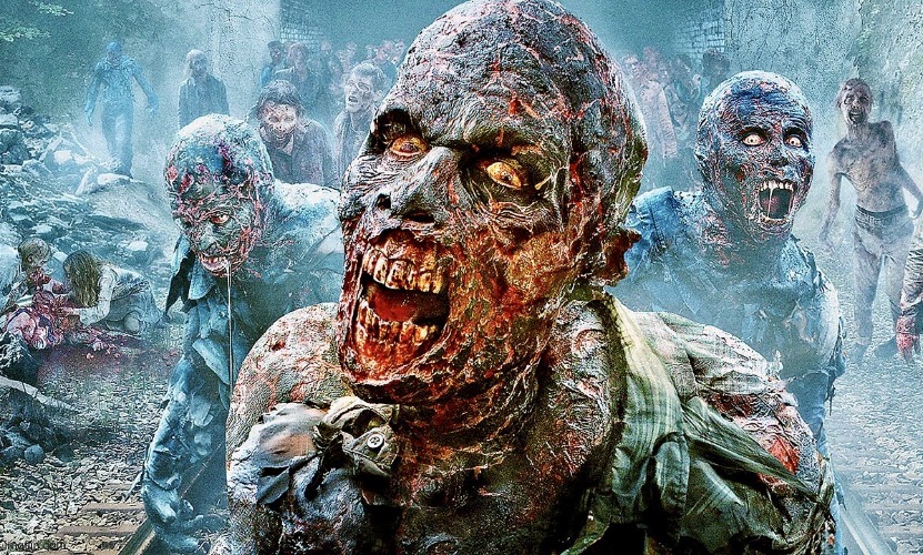 Zombie apocalypse | image tagged in zombie apocalypse | made w/ Imgflip meme maker