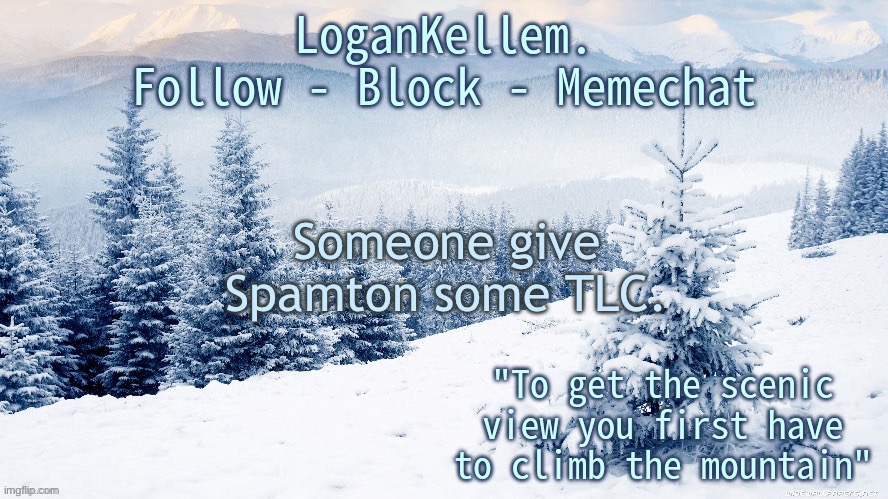 He’s deathly sick. | Someone give Spamton some TLC. | image tagged in logankellem announcement 4 0 | made w/ Imgflip meme maker