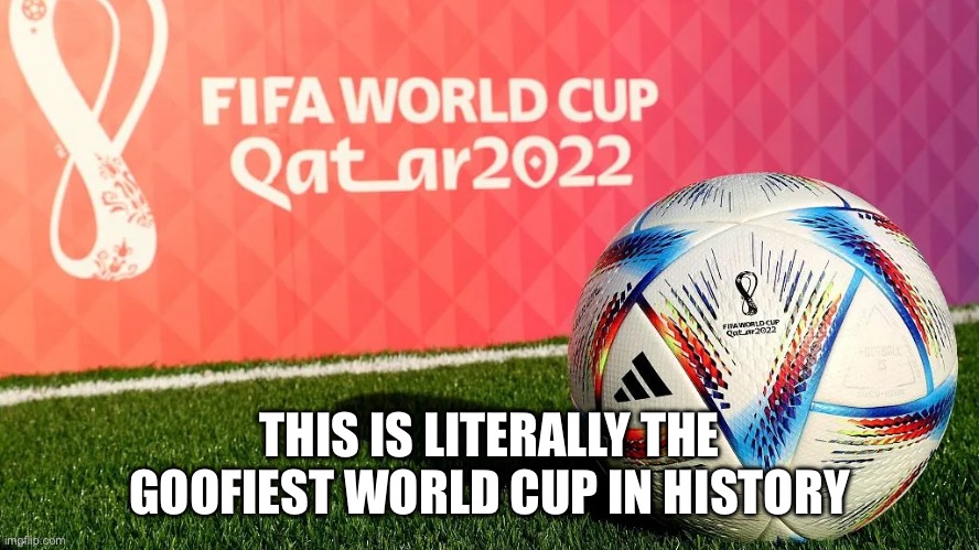 Check the standings, Cameroon beat Brazil | THIS IS LITERALLY THE GOOFIEST WORLD CUP IN HISTORY | image tagged in qatar world cup | made w/ Imgflip meme maker