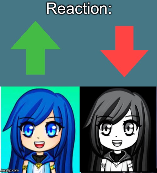 ItsFunneh Light and Dark | Reaction: | image tagged in itsfunneh light and dark | made w/ Imgflip meme maker