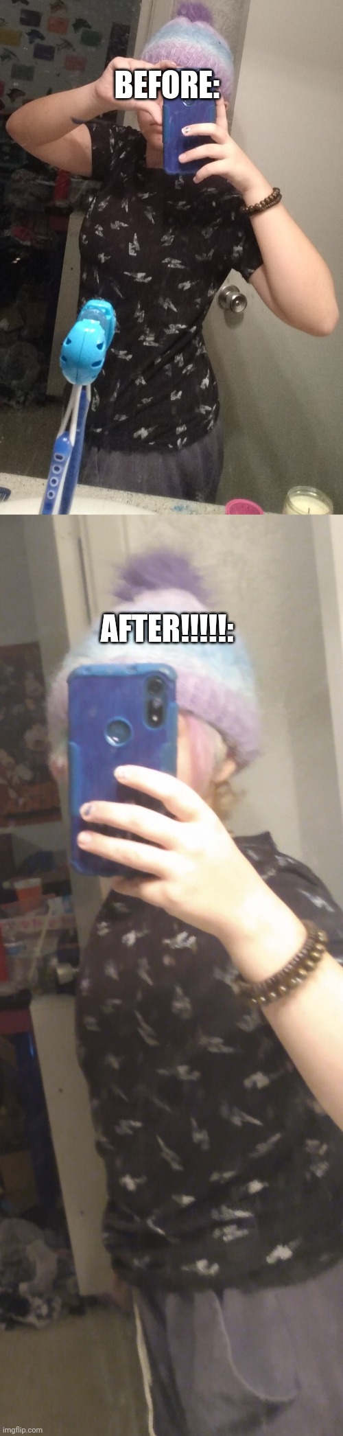 BEFORE:; AFTER!!!!!: | made w/ Imgflip meme maker