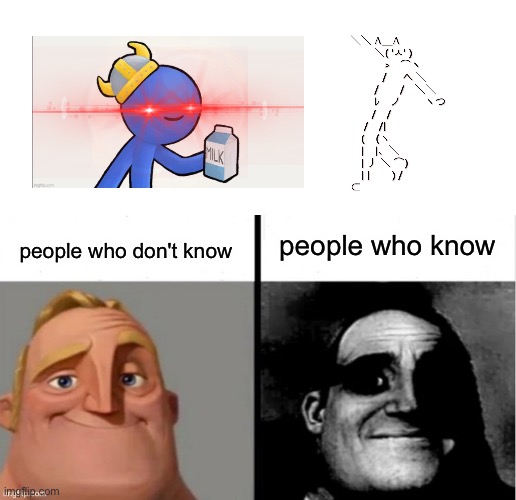 *vietnam flashbacks* | people who know; people who don't know | image tagged in people who don't know vs people who know | made w/ Imgflip meme maker