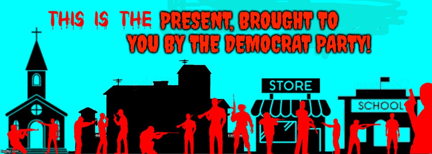 PRESENT, BROUGHT TO YOU BY THE DEMOCRAT PARTY! | made w/ Imgflip meme maker