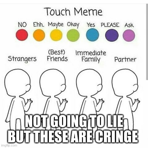 NOT GOING TO LIE BUT THESE ARE CRINGE | made w/ Imgflip meme maker