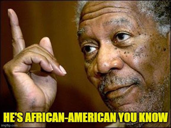 This Morgan Freeman | HE'S AFRICAN-AMERICAN YOU KNOW | image tagged in this morgan freeman | made w/ Imgflip meme maker