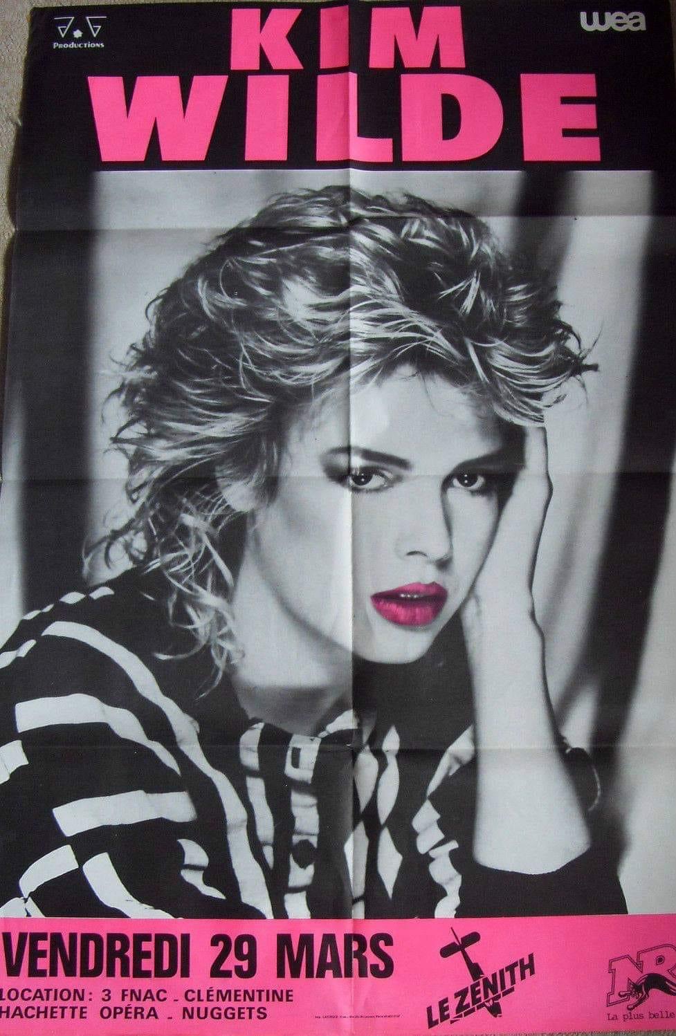 High Quality Kim Wilde poster Blank Meme Template