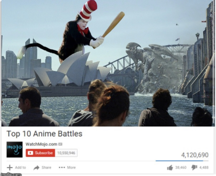 Anime fights Blank Meme Template