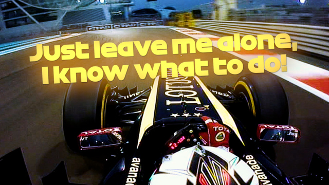 High Quality Just leave me alone, I know what to do! Kimi Raikkonen Blank Meme Template