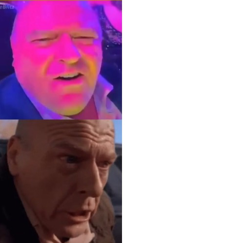 High Quality Dean Norris Reaction Blank Meme Template