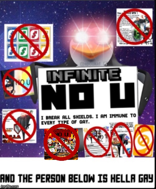 My Anger War | image tagged in infinite no u | made w/ Imgflip meme maker