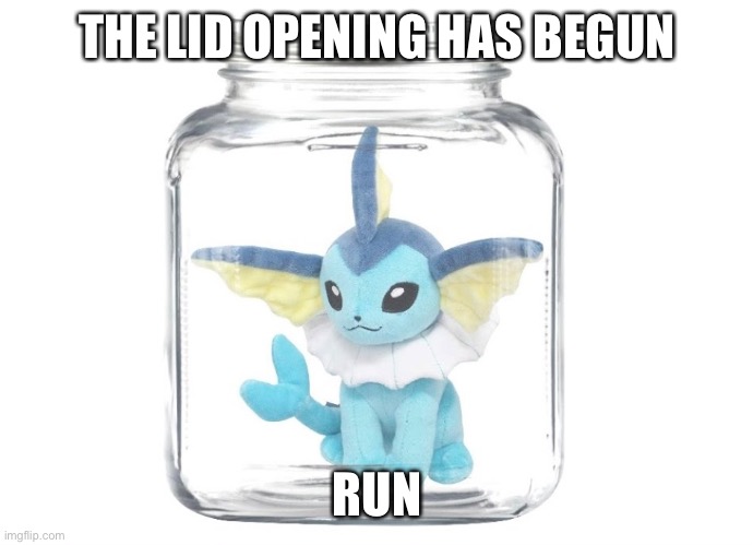 Run | THE LID OPENING HAS BEGUN; RUN | made w/ Imgflip meme maker