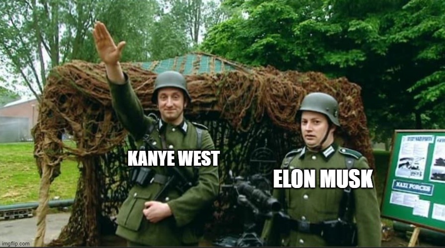 Kanye West Elon Musk | ELON MUSK; KANYE WEST | image tagged in elon musk | made w/ Imgflip meme maker