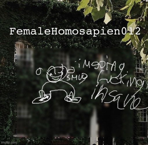 FemaleHomosapien012 | image tagged in femalehomosapien012 | made w/ Imgflip meme maker