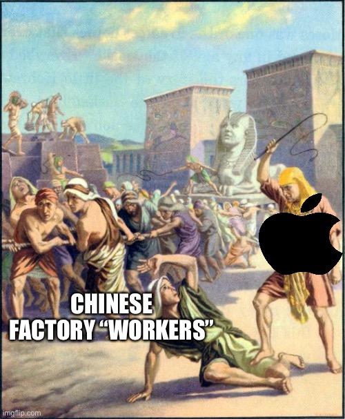 Slave driving | CHINESE FACTORY “WORKERS” | image tagged in slave driving | made w/ Imgflip meme maker
