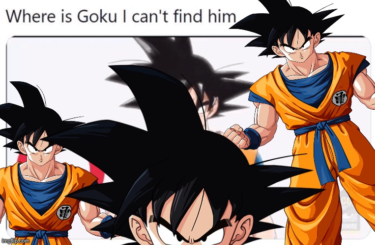 Where goku | made w/ Imgflip meme maker