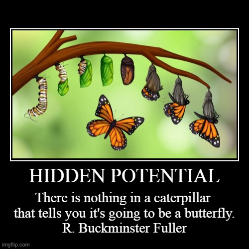 Potential | image tagged in funny,demotivationals | made w/ Imgflip demotivational maker