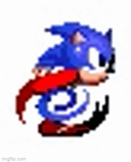 Sonic the Hedgehog-The Sprites are Running! on Make a GIF