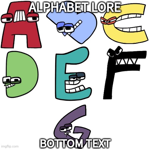 Traumatized G from alphabet lore Meme Generator - Imgflip