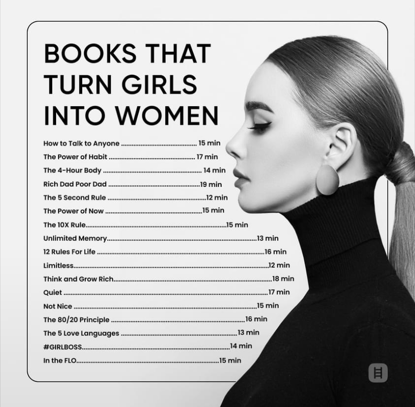 Books that turn girls into women Blank Meme Template