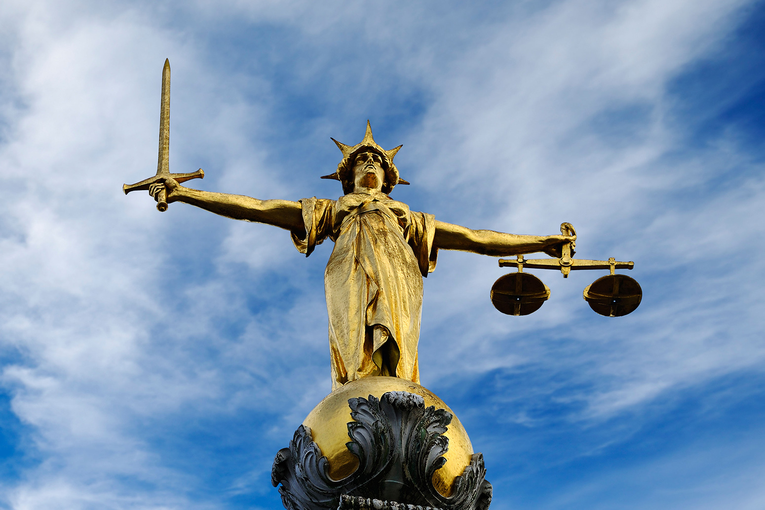 Lady Justice Old Bailey Blank Meme Template