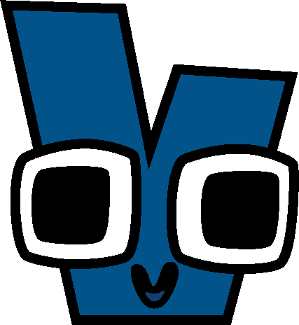 High Quality v alphabet lore Blank Meme Template