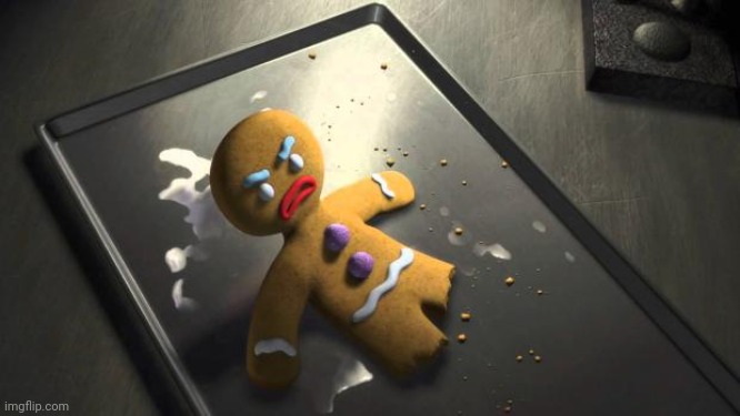 Angry Gingerbread Man | image tagged in angry gingerbread man | made w/ Imgflip meme maker