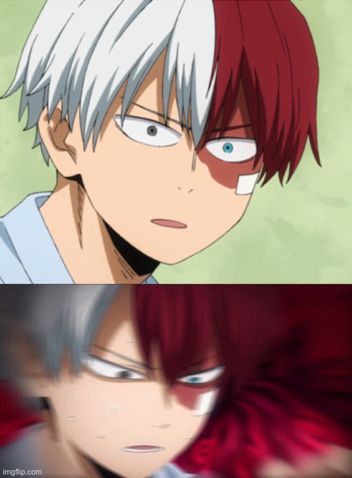 image tagged in surprised todoroki,todoroki thinking | made w/ Imgflip meme maker