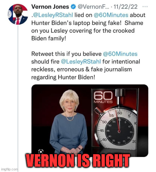 Vernon is 100% correct... | VERNON IS RIGHT | image tagged in fake news,liars | made w/ Imgflip meme maker