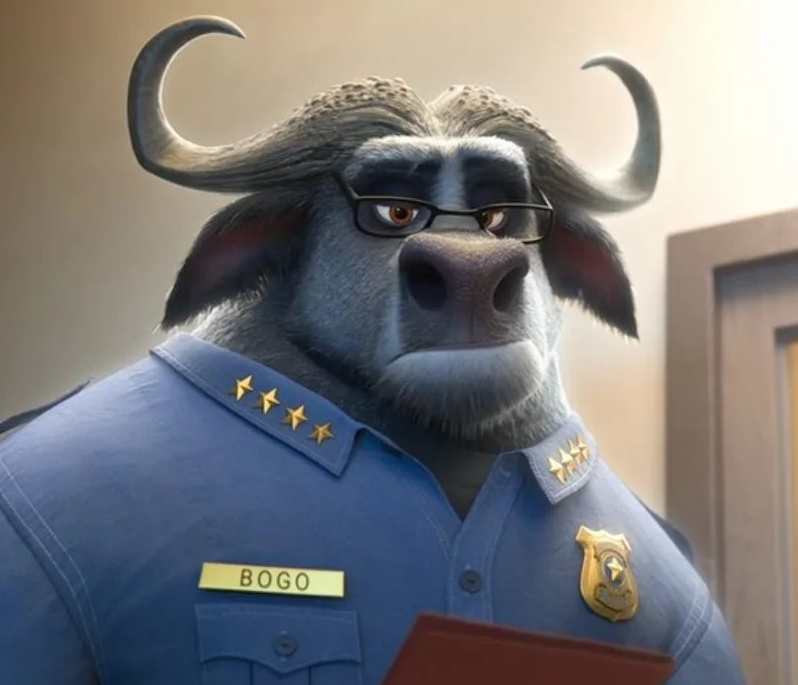 High Quality Chief Bogo Doesn't Care Blank Meme Template