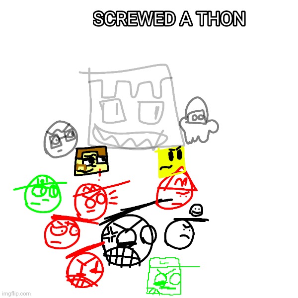 SCREWED-A-THON | image tagged in dave and bambi | made w/ Imgflip meme maker