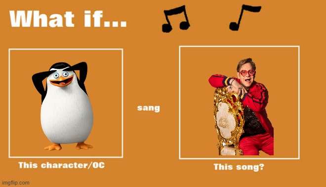 if private sung step into christmas by elton john | image tagged in what if this character - or oc sang this song,universal studios,dreamworks,christmas,elton john | made w/ Imgflip meme maker