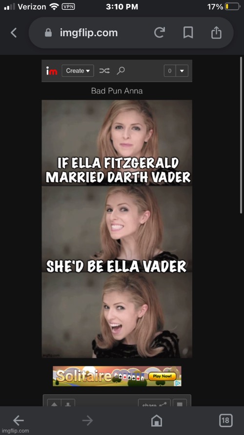 OG by MiniAppleIs | image tagged in bad pun anna kendrick | made w/ Imgflip meme maker