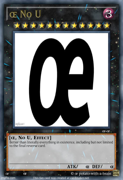 œ No U | image tagged in no u | made w/ Imgflip meme maker