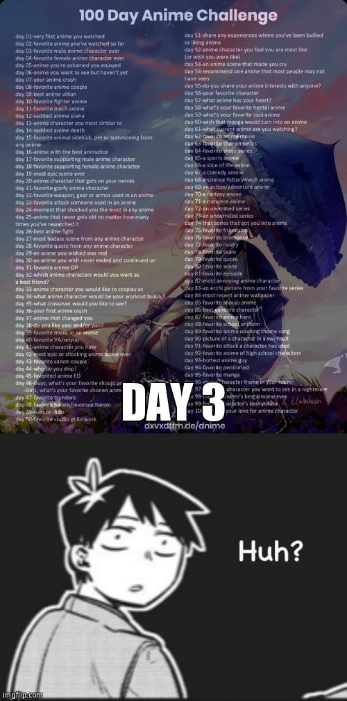 Ah Yes, Tadano-kun | DAY 3 | image tagged in 100 day anime challenge,tadano huh | made w/ Imgflip meme maker