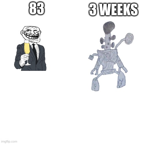 somebody should try to draw T.I.C, cuz his paper drawing is pretty hard to see | 83; 3 WEEKS | made w/ Imgflip meme maker