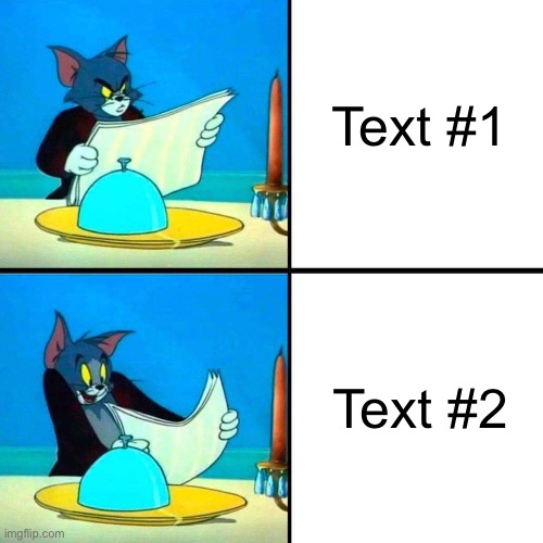 Drake Tom Cat | Text #1; Text #2 | image tagged in drake tom cat,drake,memes,custom template,new template,blank template | made w/ Imgflip meme maker