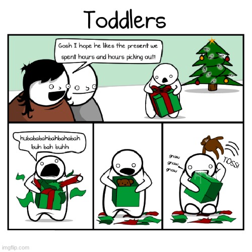 image tagged in toddler,christmas,comics/cartoons | made w/ Imgflip meme maker