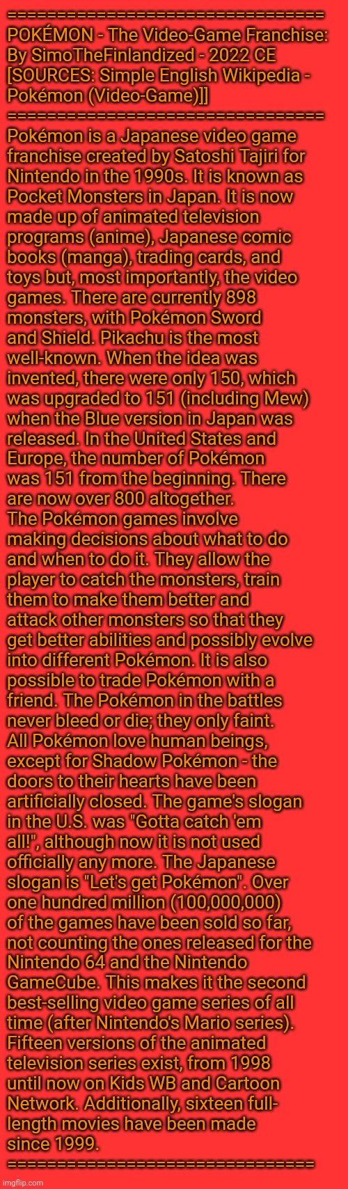 Pokémon (video game series) - Wikipedia