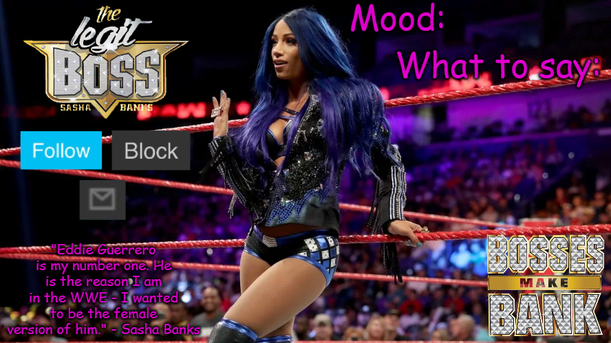 Sasha Banks V1 Blank Meme Template