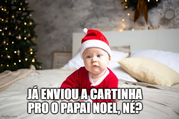 JÁ ENVIOU A CARTINHA PRO O PAPAI NOEL, NÉ? | made w/ Imgflip meme maker