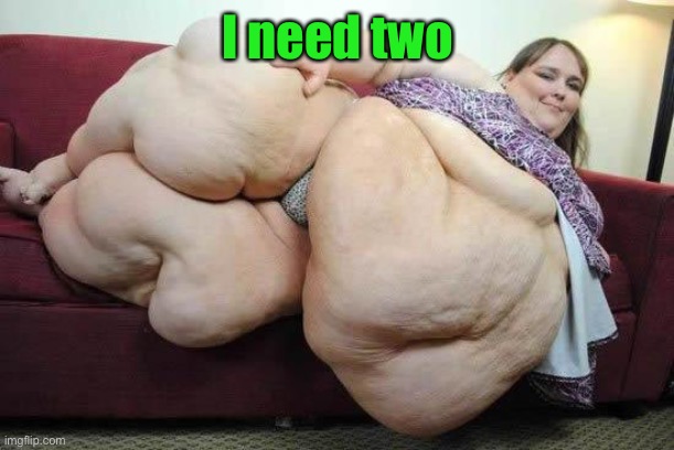 fat girl | I need two | image tagged in fat girl | made w/ Imgflip meme maker