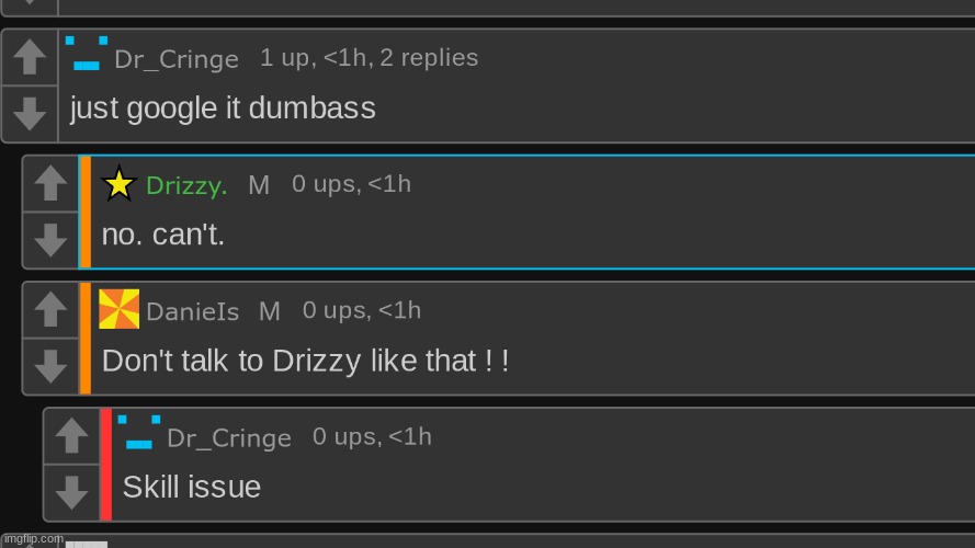 Average MSMG conversation | made w/ Imgflip meme maker