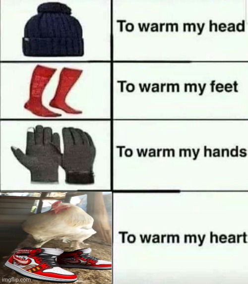 Chicken drip | image tagged in to warm my heart,chicken drip,chicken,drip,memes,meme | made w/ Imgflip meme maker