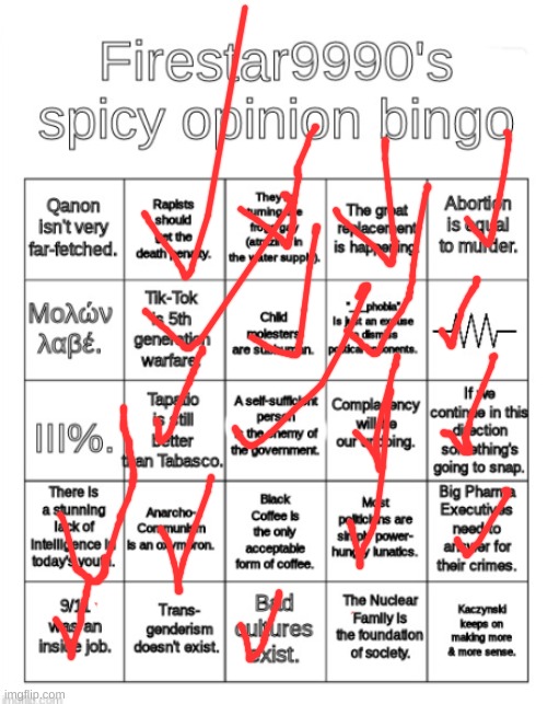 my entry for bingo | image tagged in cuz why not | made w/ Imgflip meme maker