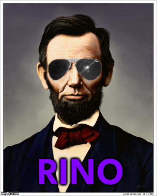 Who did the southern right hate with a passion? | RINO | image tagged in abraham lincoln,rino,southern pride | made w/ Imgflip meme maker
