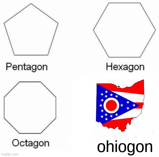 Pentagon Hexagon Octagon Meme | ohiogon | image tagged in memes,pentagon hexagon octagon | made w/ Imgflip meme maker