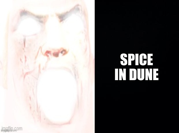 SPICE IN DUNE | made w/ Imgflip meme maker