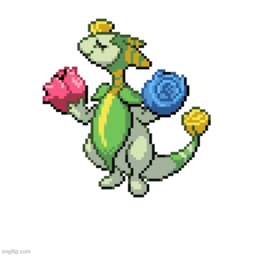 Amphaselia [Ampharos Roselia fusion] | made w/ Imgflip meme maker